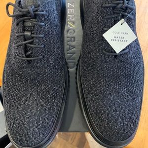 Cole Haan Zerogrand Stitchlite Black Wingtip